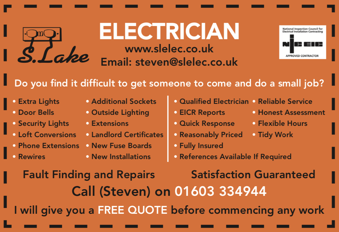 S Lake Electrical - Electrician in Norwich