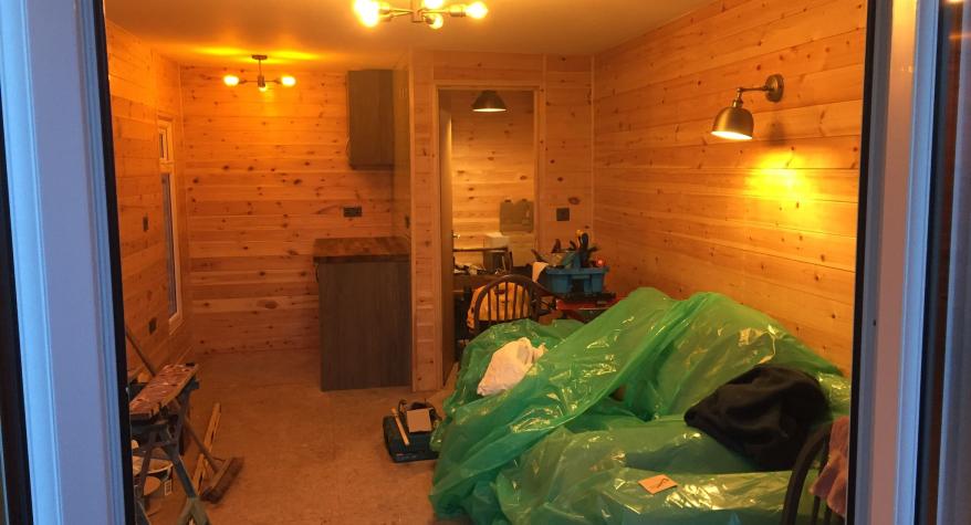 Summer house sockets & lighting