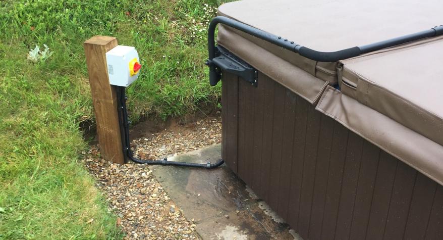 Hot Tub Install, Norwich
