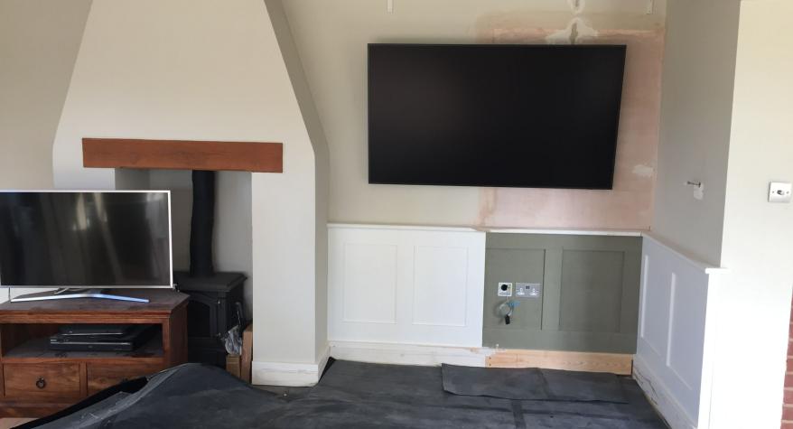 Wired point & mounted new smart TV In Norwich